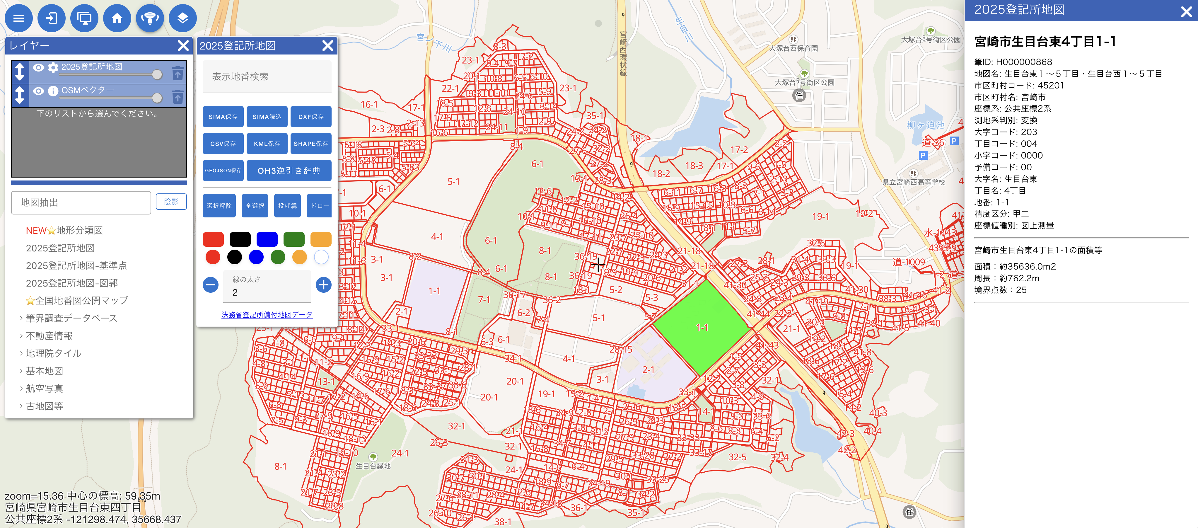 地図上での作業イメージ
